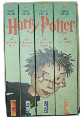 Harry Potter  Band 1-4 Zauberbox  4 Bände Set im Schuber deutsch Taschenbuch   R