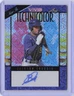 2023 Leaf Vivid-Technicolor Mojo Navy Blue Autograph #T-JC2-Jackson Chourio, 6/7