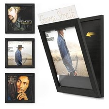 Emfogo Vinyl Record Frame, 3-Pack Album Frames for Vinyl Records Display, Rec...