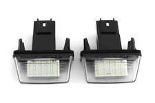 Number Plate Lights Set LED For Peugeot Traveller 16- Rear License Lamp Pair