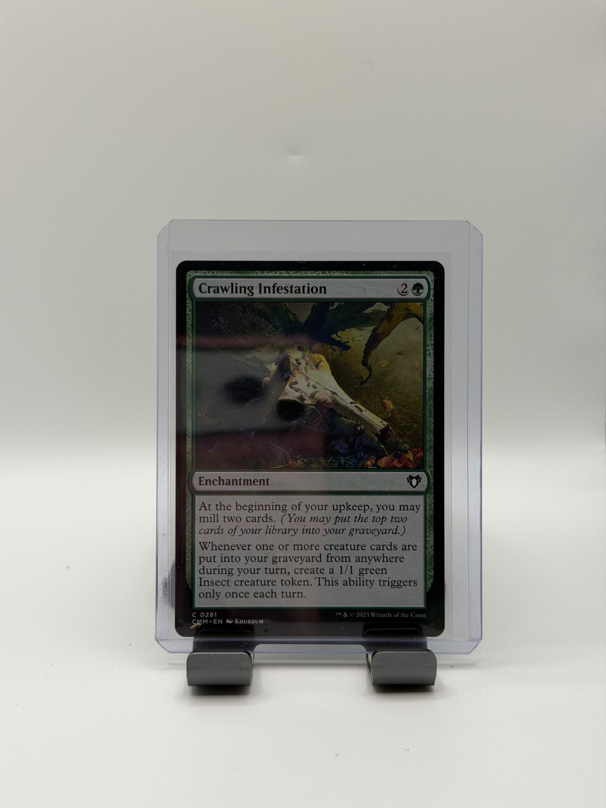 MTG, Crawling Infestation 281 CMM: Commander Masters Regular 