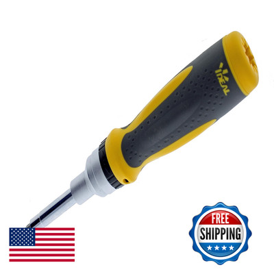 Ideal Electrical 35-688 21-In-1 Twist-A-Nut Ratcheting Multi-Bit Screwdriver