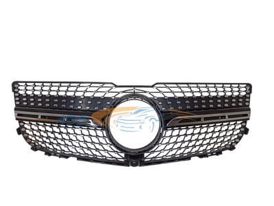 Mercedes-Benz GLK Class X204 2013 - 2015 Kühlergrill Schwarz Diamond Mit Kamera