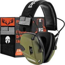Electronic Ear Protection for Shooting with 4X Sound Amplification, Gun Range He
