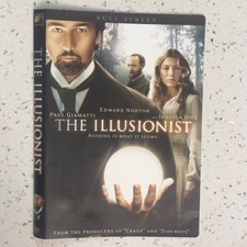 The Illusionist DVD 2006 Full Screen Edward Norton Paul Giamatti Jessica Biel