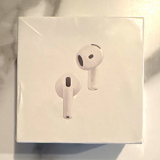 Apple AirPods 4 Wireless Earbuds w/ Active Noise Cancellation, White MXP93CH/A