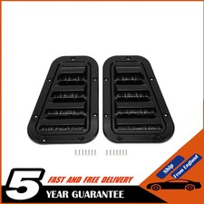 Top Air Intake Vents for Land Rover Defender 90/110/130 Black Wing Bonnet