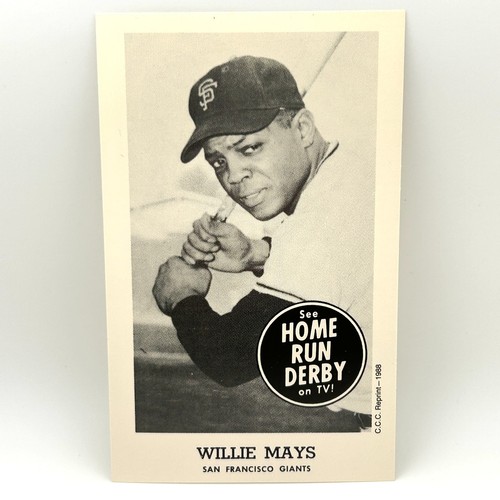 Willie Mays 1959 Home Run Derby card