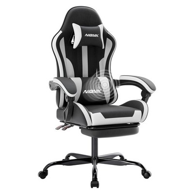 Gaming Chair Ergonomic Computer Chair with Footrest and Lumbar Support PC Chair