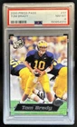 2000 Press Pass Tom Brady Rookie RC #37 Wolverines PSA 8