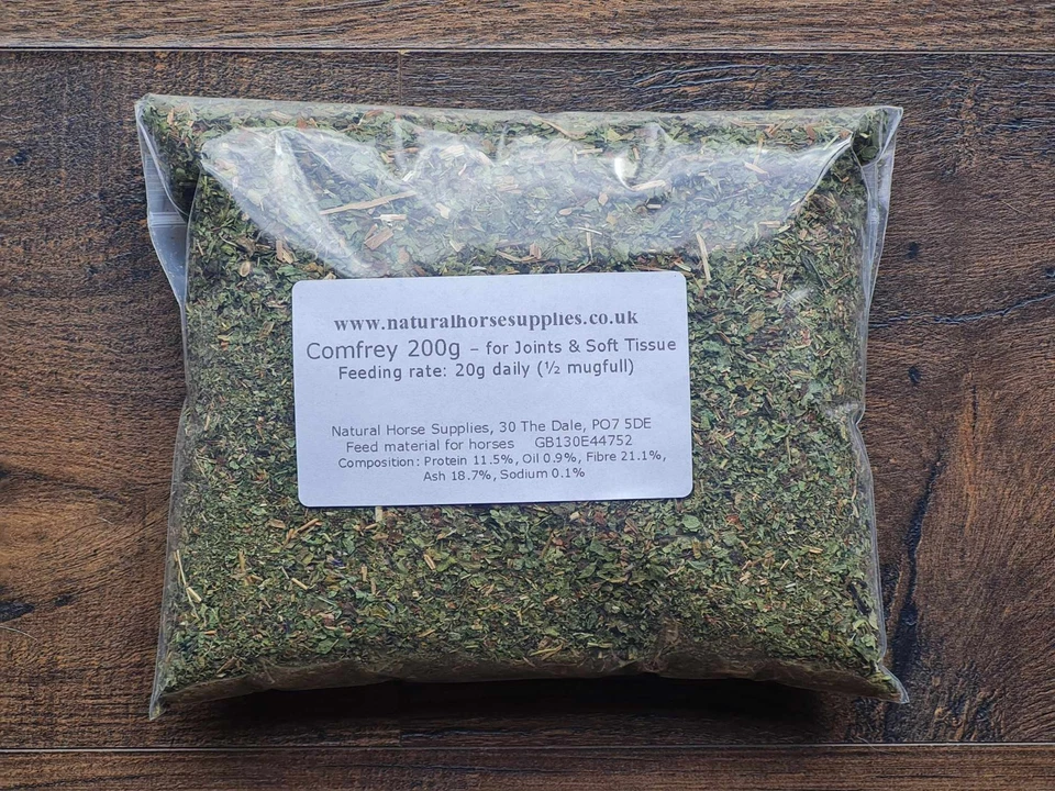 Comfrey Leaf 200g - water buffet joints mobility poultice equine horse knitbone - Image 1 of 1