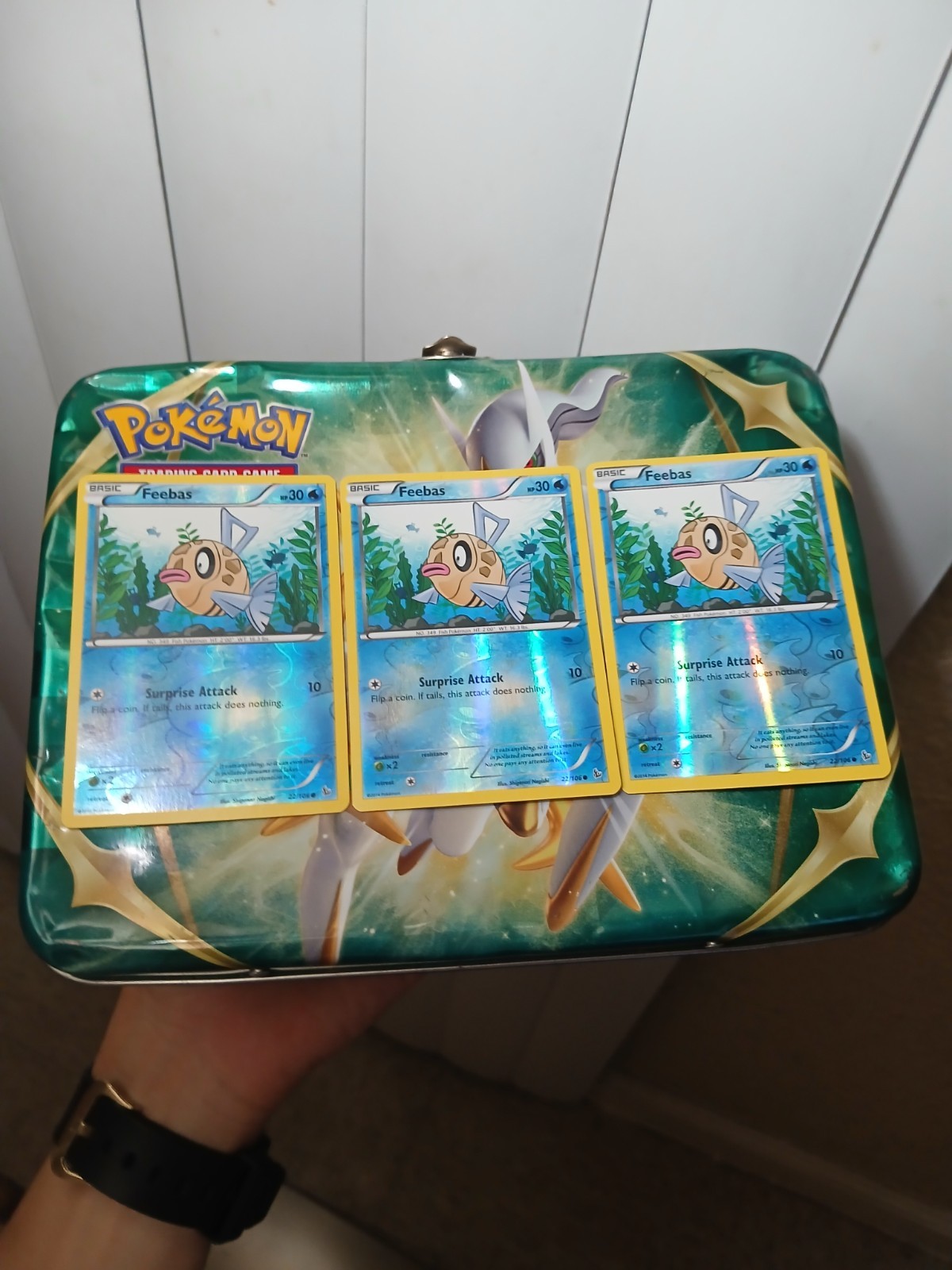 Feebas - XY - Flashfire (FLF) 22/106 Reverse Holofoil LP