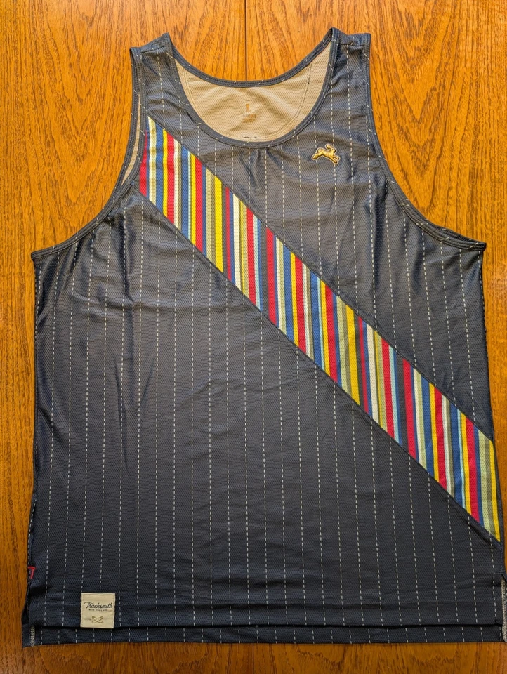 Tracksmith Van Cortlandt Men's Singlet Vest Size Large - Image 2 of 4