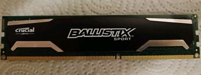 Crucial Ballistix Sport 8GB 1600 PC3 DIMM BLS8G3D1609DS1S00