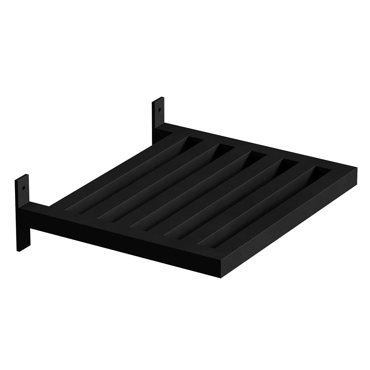 Étagère murale Caen noire 35cm pour créer un coin lecture