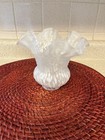 Vintage White Tulip Tiffany Style Glass Lampshade — photo 2
