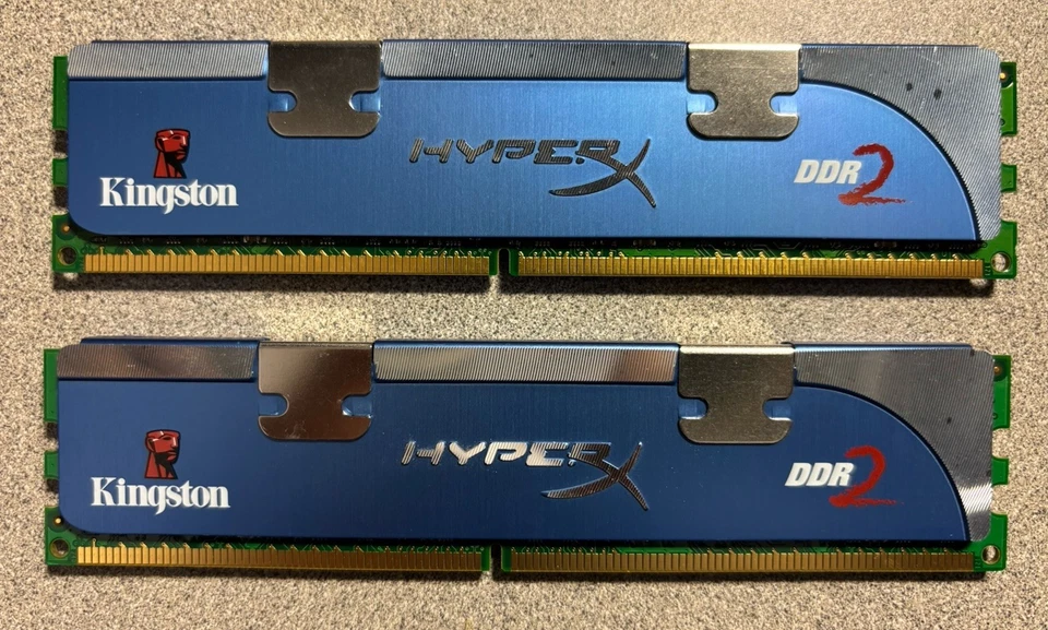 Kingston HyperX 4GB 1066 MHz DDR2 SDRAM Memory (KHX8500D2K2) (2x2GB modules) - Image 2 of 3