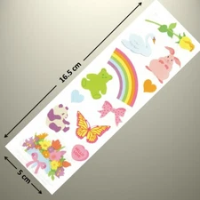 Mrs Grossman's Sticker - PRETTY PASTELS, Swan, Rainbow, Rose, Rabbit, Bear, Bow