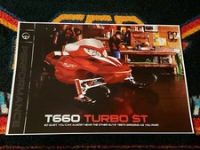  05 Arctic Cat T660 Turbo St Snowmobile Poster Semi Vintage Sled 