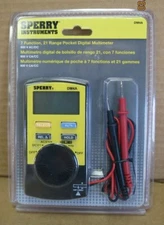 SPERRY INSTRUMENTS DM4A 7 FUNCTION 21 RANGE 600V AC/DC POCKET DIGITAL MULTIMETER