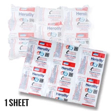 Dry Ice Extreme Freeze -190°C Reusable 2 Ply Ice & Heat Pack - 5IN x 9Block New