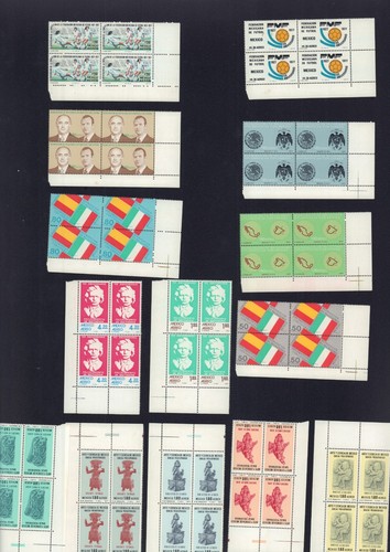 MEXIKO 1977 BLOCKSÄTZE 1154-1159, C533-C539, C540-C547, C548-C552 POSTFRISCH MNH - Bild 2 von 3