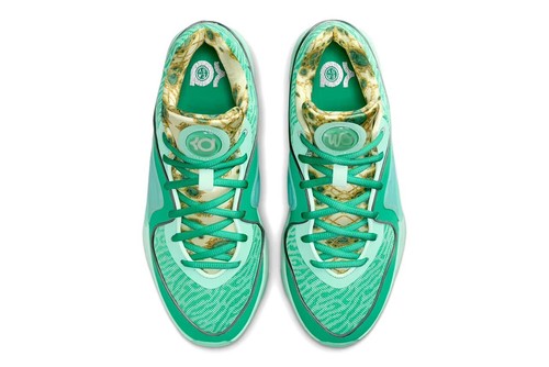 Men’s Size 10 Nike KD 16 Basketball Shoe Mint Foam Metallic Silver DV2917-301 - Picture 4 of 8
