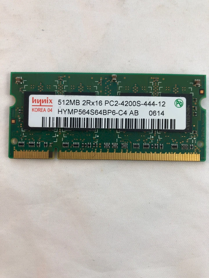 6 piezas Hynix ProMos DDR Laptop Notebook Memoria 3 GB (6X512 MB) PC2-4200S 3 pares 1 GB  Foto 4 de 4