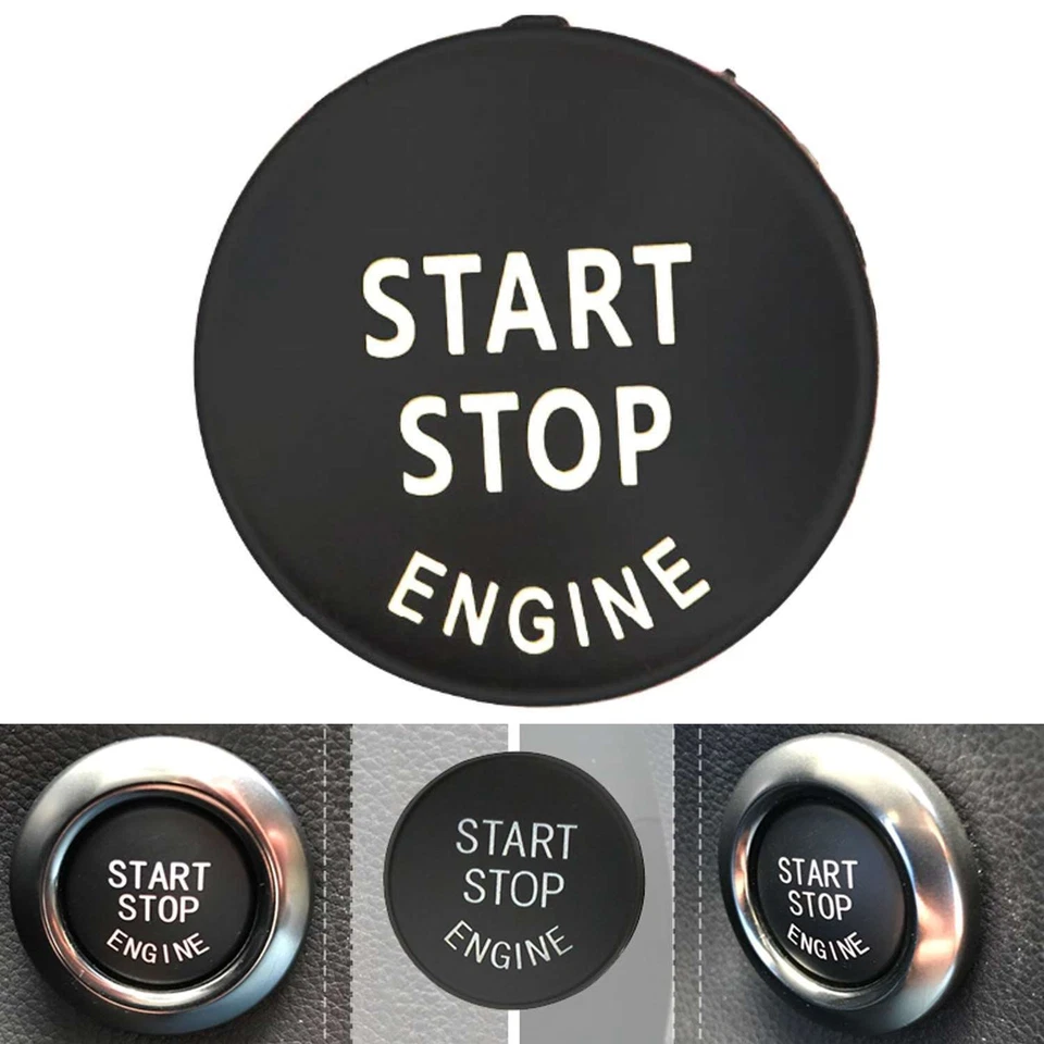 Start Stop Knopf schwarz passend für BMW E90 E91 E92 E60 E70 E71 E83 E84 E87 E89 - Bild 4 von 4