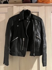 All Saints Leather Biker Jacket 10