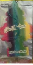 4 Little Tree Rainbow Rush Discontinued Scent Rare Air Fresheners