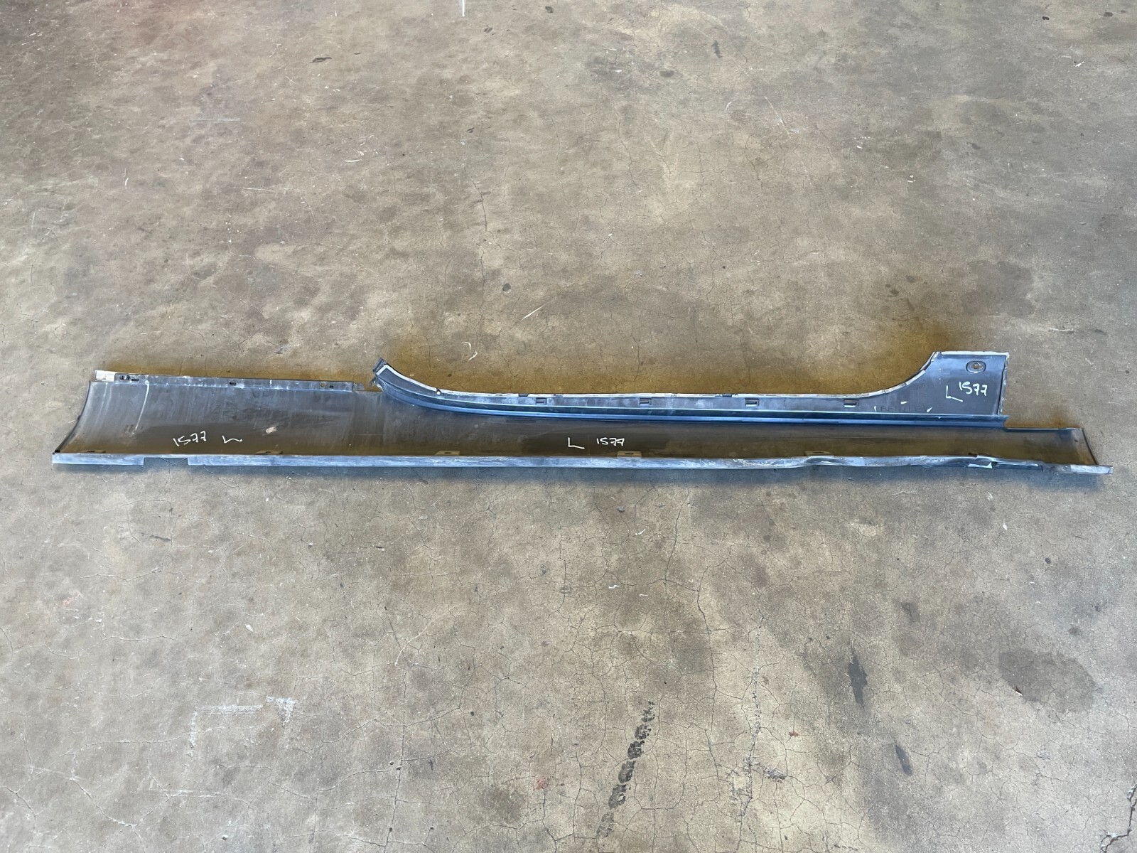 03-07 Bentley Continental GT Left Side Skirt Rocker Panel Molding Black 1577 OEM