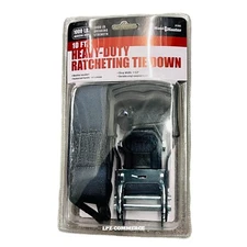 HAUL-MASTER 1000 Lbs. Capacity 1-1/2 In. X 10 Ft. Ratcheting Tie Down