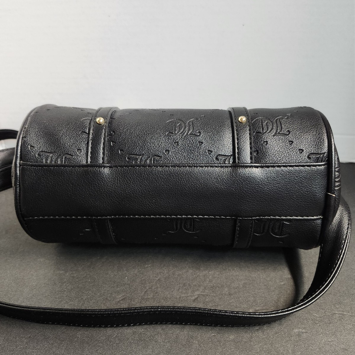 筍さん専用 New Juicy Couture Black Liquorice Mini Barrel Crossbody Bag