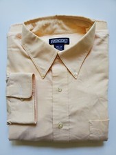 Vtg Lands' End Oxford Men's Clear OCBD Shirt. Hong Kong Made. Sz 16.5-34cm Ivy
