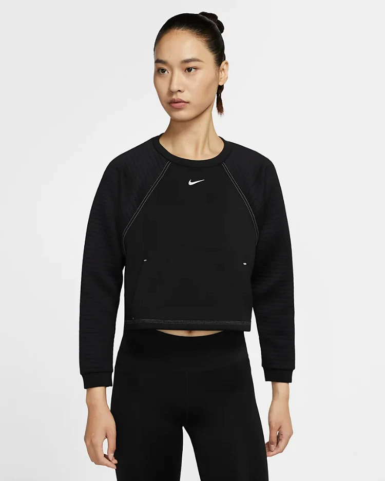 Nike Pro Women's Long-Sleeve Cropped Top