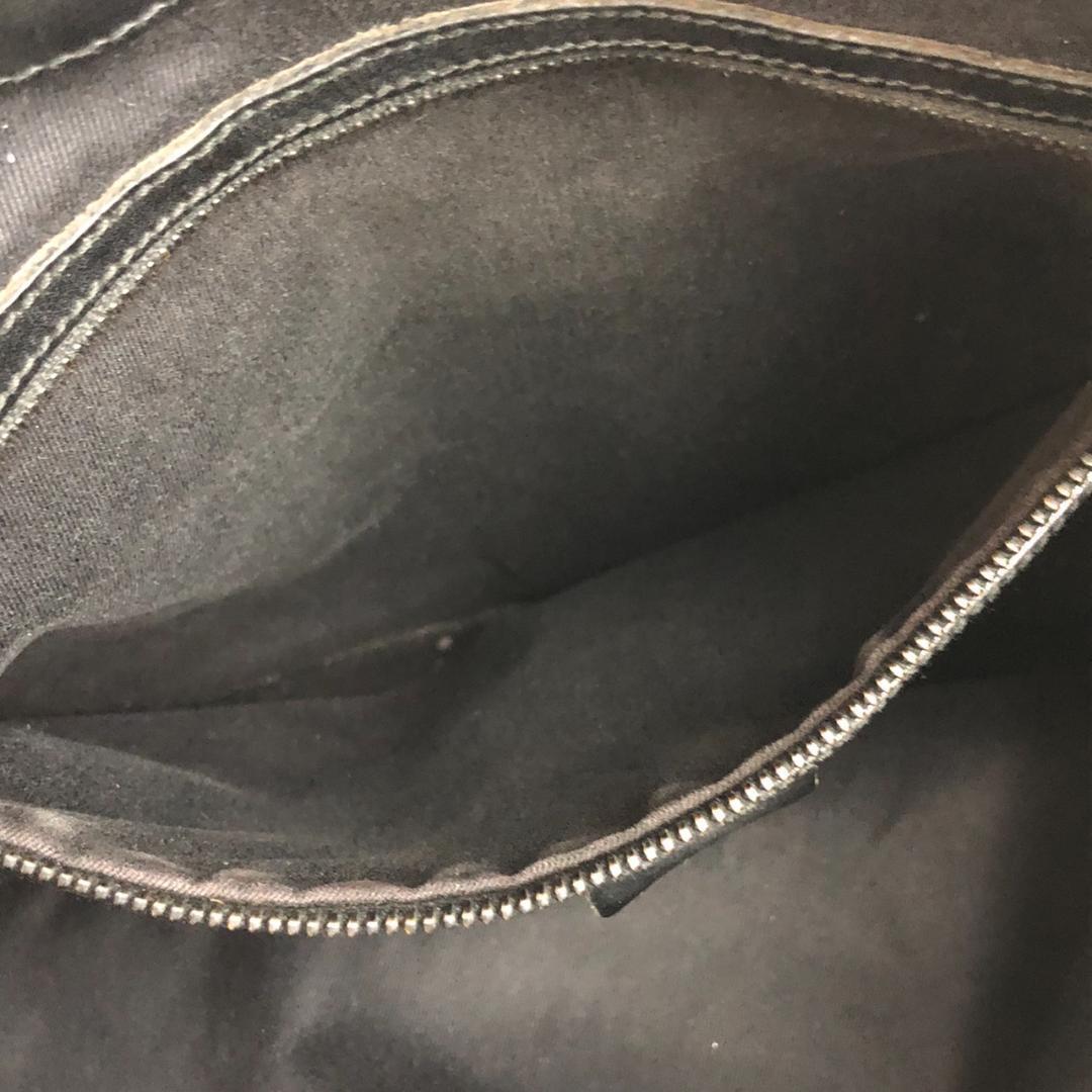 GUCCI GG 106242 001998 Shoulder Bag Canvas Black Authentic