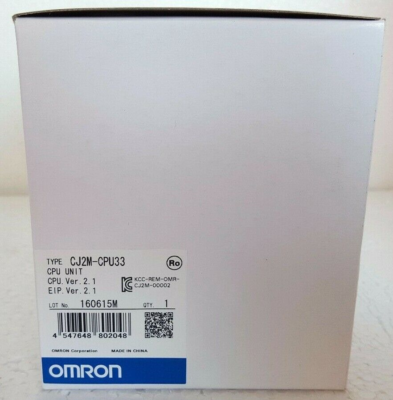 One New Omron CJ2M-CPU33 CPU Unit CJ2MCPU33 In Box Expedited