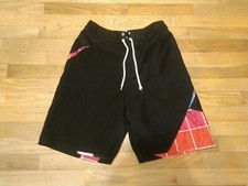 Joe Boxer Black Swim Trunk Drawstring Board Shorts Size Medium SEE DESCRIPTION