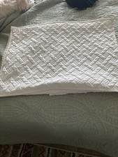 Beautiful Quilted Pillow Shams By Mainstay Beige With Pocket Back - Standard