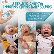 Annoyatron Prank Noise Maker Device-Crying Baby-SET IT AND FORGET IT! HA HA HA!