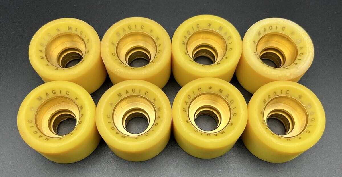 Rare Vintage NOS Belair Magic Quad Roller Skate Wheels Labeda Hyper