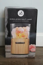 Vie Oli Himalayan Salt Lamp W/ Wireless Speaker Multi Colors Light Bluetooth