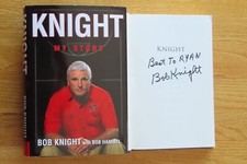 BOBBY KNIGHT signed 