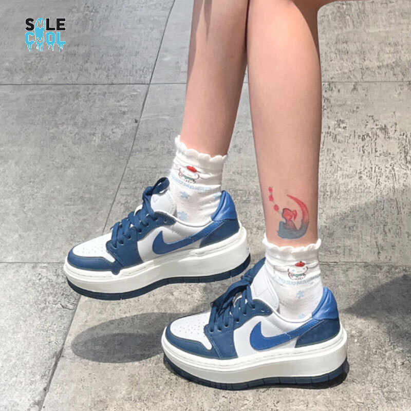 スニーカー Nike AIR JORDAN 1 ELEVATE LOW F BLUE DH7004-400 Womens Air Jordan 1 Retro Elevate Low (W) 'French Blue