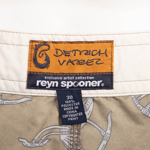 DIETRICH VAREZ REYN SPOONER SZ 30 OUTRIGGER PRINT SWIM TRUNKS BOARD SHORTS - Picture 4 of 4