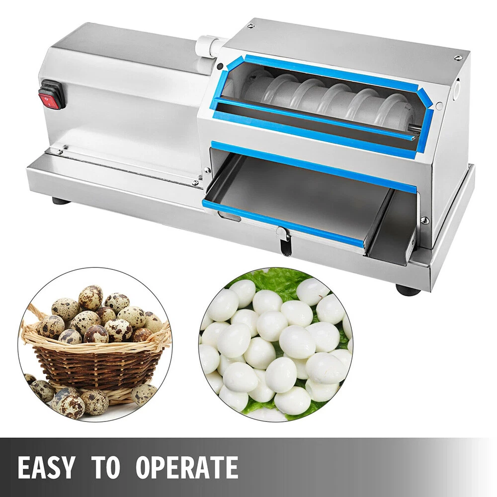 Commercial Electric Quail Egg Peeler Machine Automatic Quail Eggs Sheller 220V