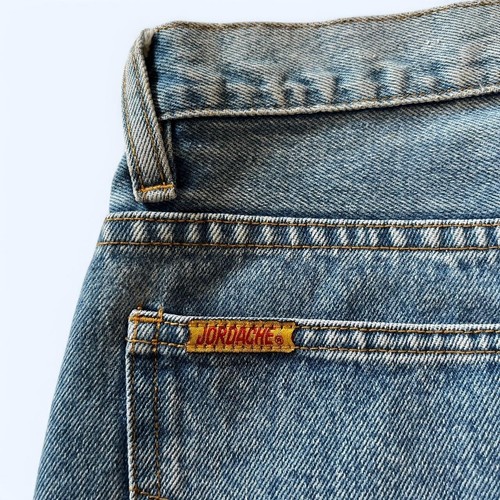 Jordache Original 1980s Ultra High Waisted Mum Jeans Size 14 - Picture 2 of 5