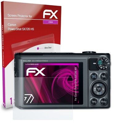 AtFoliX Verre Film Protecteur 9H Pour Canon PowerShot S120 – Hybride, Ultra Résistant, Made In Germany