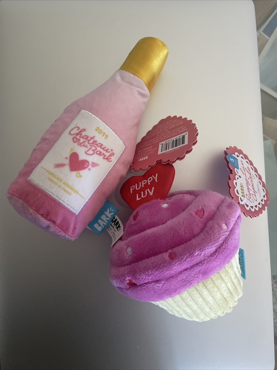 BarkBox Nose Rose Champagne Squeaker Crinkle XS Small Dog Toy Cupcake Puppy Love | eBay BarkBox Nose Rose Champagne Squeaker Crinkle XS Small Dog Toy Cupcake Puppy Love | eBay